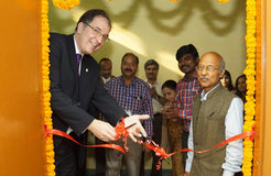 Opening of the Indo-German Max Planck Partner Group office by Peter H. Seeberger