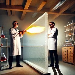 Silica-Aerogele sind sehr effiziente Wärmedämmstoffe, die die Wärmeübertragung blockieren, ohne das Licht zu blockieren.