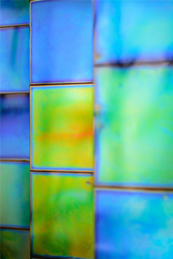 Structural colour painting Lidia Sigle